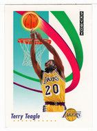 Terry Teagle - Los Angeles Lakers (NBA Basketball Card) 1991-92 Skybox # 141 Mint