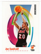 Jon Sundvold - Miami Heat (NBA Basketball Card) 1991-92 Skybox # 153 Mint