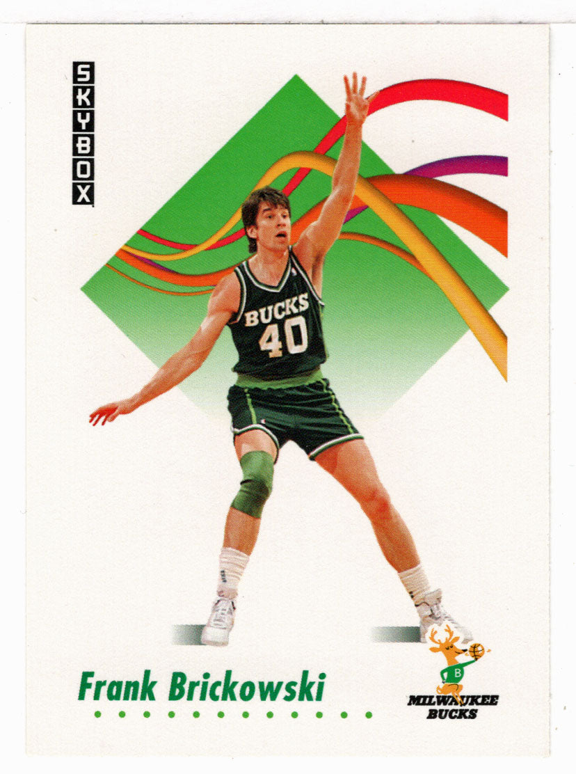 Frank Brickowski - Milwaukee Bucks (NBA Basketball Card) 1991-92 Skybox # 155 Mint