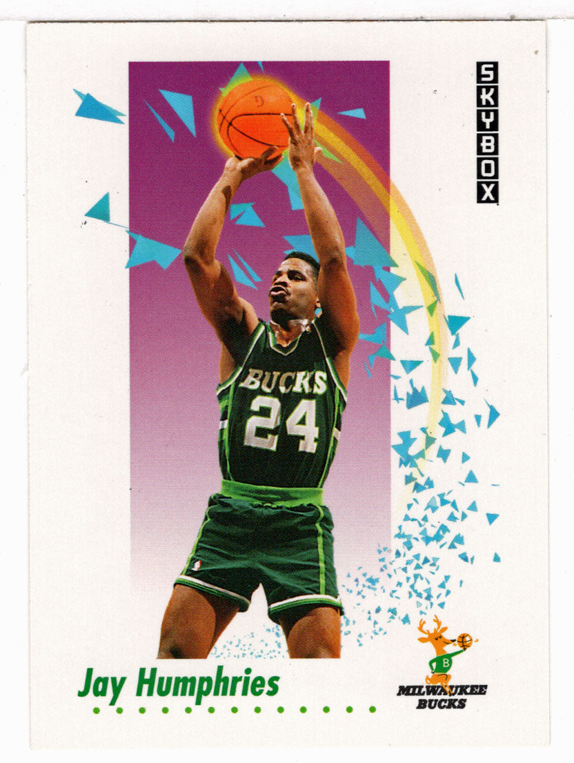 Jay Humphries - Milwaukee Bucks (NBA Basketball Card) 1991-92 Skybox # 158 Mint