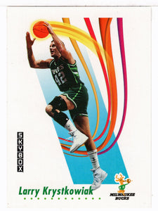 Larry Krystkowiak - Milwaukee Bucks (NBA Basketball Card) 1991-92 Skybox # 159 Mint