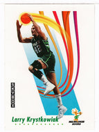 Larry Krystkowiak - Milwaukee Bucks (NBA Basketball Card) 1991-92 Skybox # 159 Mint