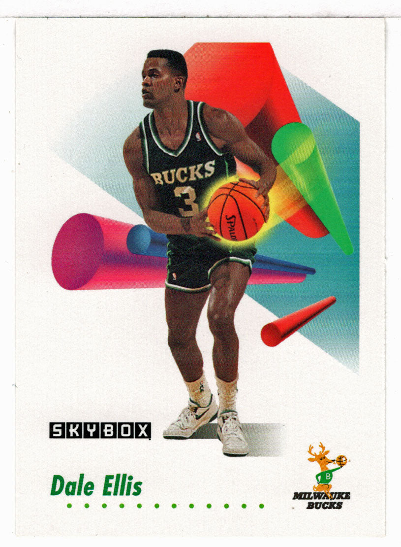 Dale Ellis - Milwaukee Bucks (NBA Basketball Card) 1991-92 Skybox # 161 Mint
