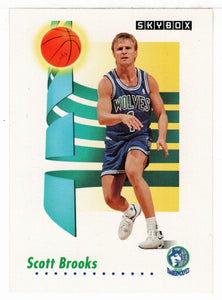 Scott Brooks - Minnesota Timberwolves (NBA Basketball Card) 1991-92 Skybox # 167 Mint