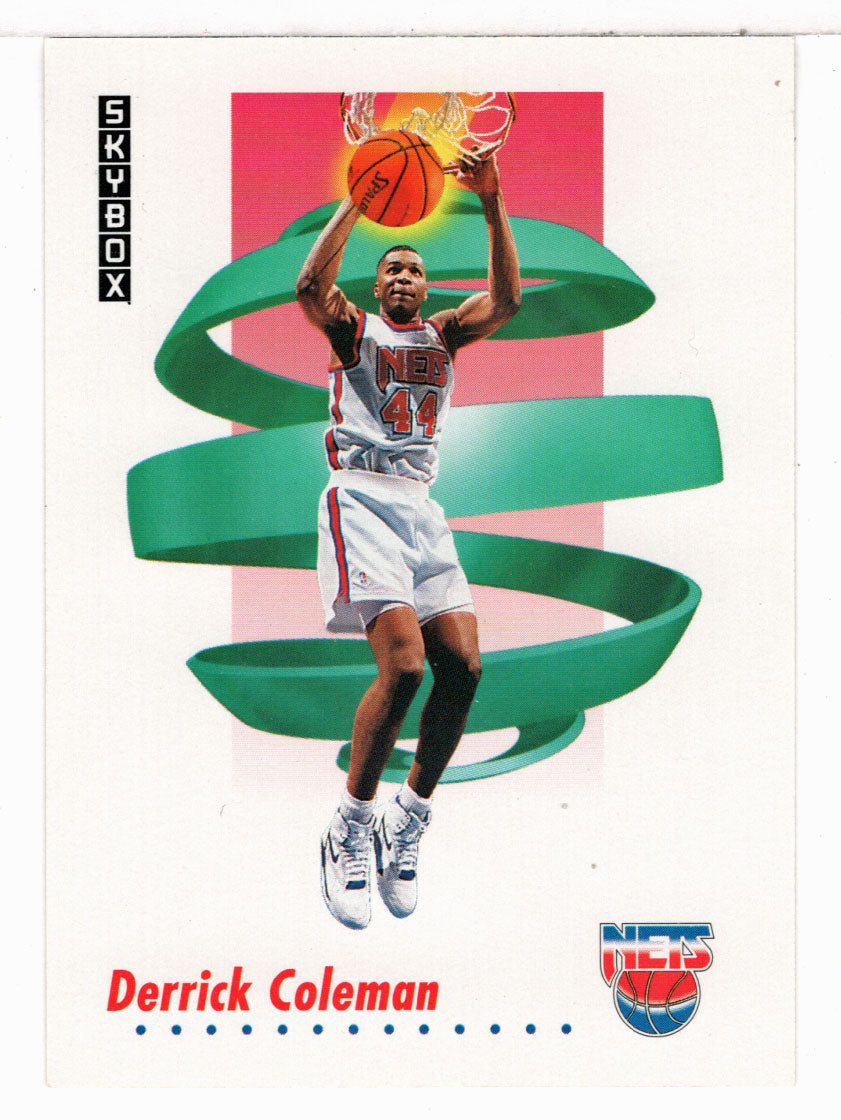 Derrick Coleman - New Jersey Nets (NBA Basketball Card) 1991-92 Skybox # 180 Mint