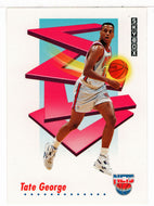 Tate George RC - New Jersey Nets (NBA Basketball Card) 1991-92 Skybox # 182 Mint