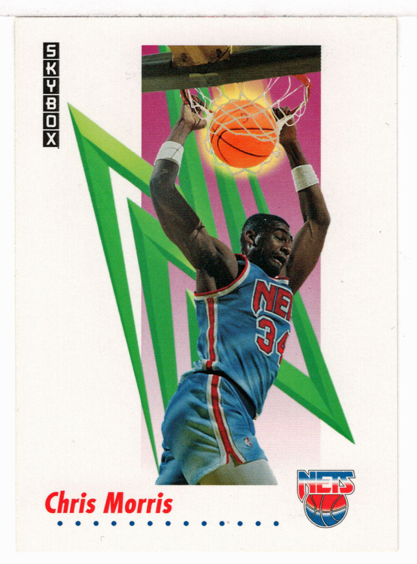 Chris Morris - New Jersey Nets (NBA Basketball Card) 1991-92 Skybox # 185 Mint