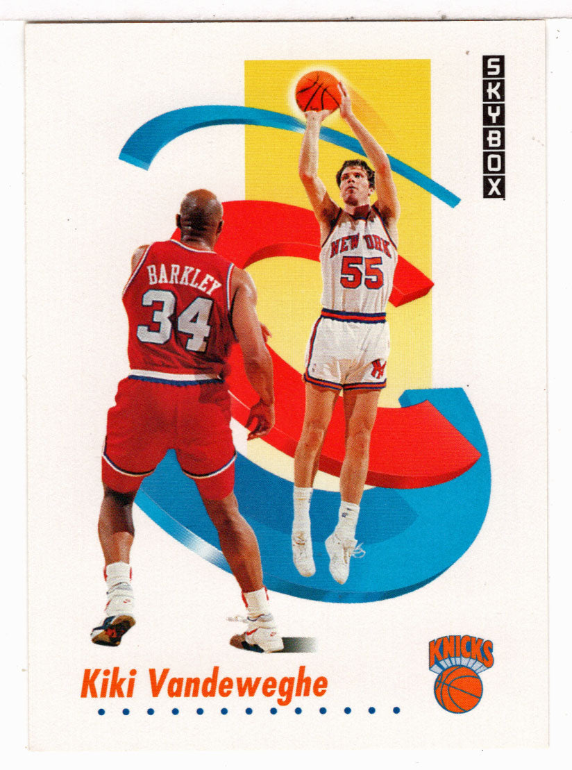 Kiki Vandeweghe - New York Knicks (NBA Basketball Card) 1991-92 Skybox # 196 Mint