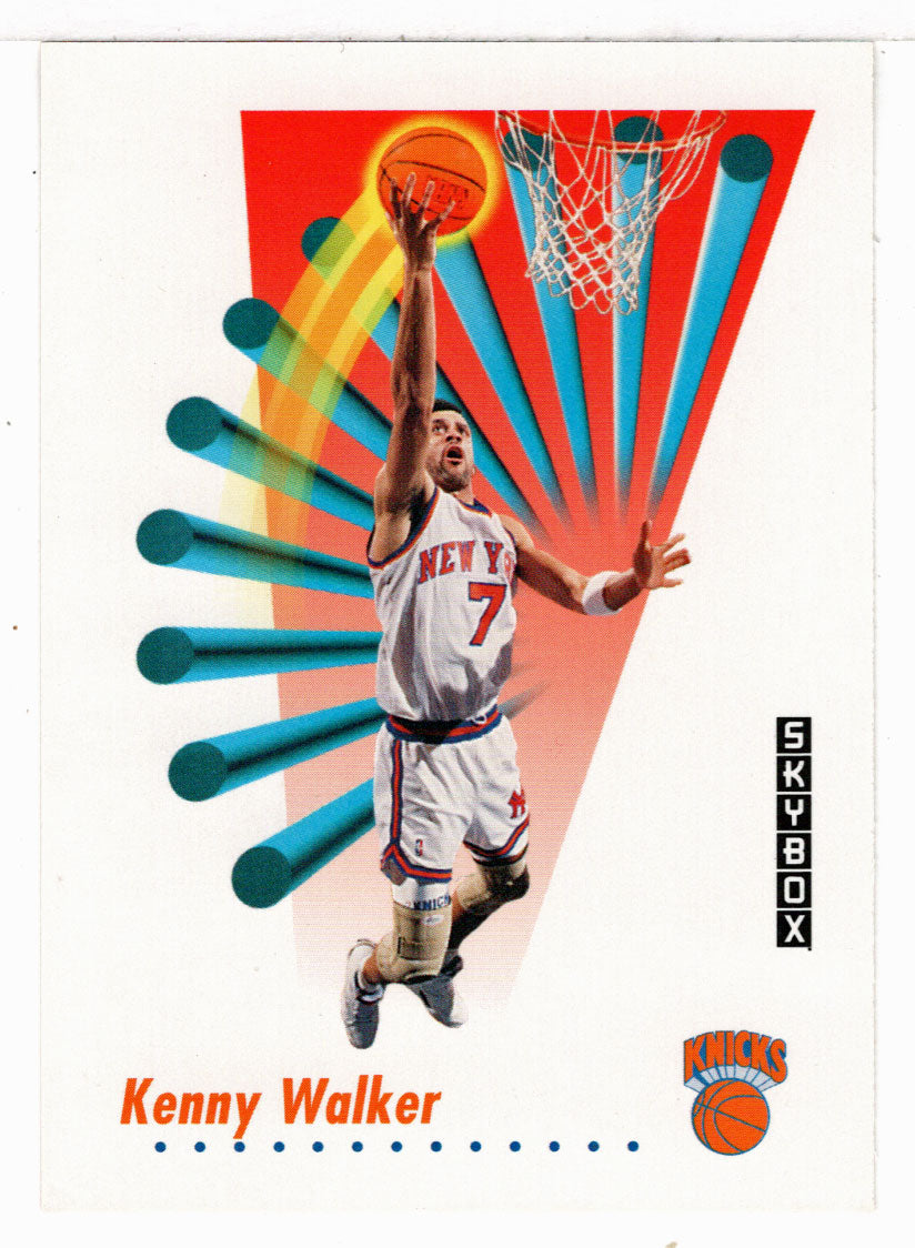 Kenny Walker - New York Knicks (NBA Basketball Card) 1991-92 Skybox # 197 Mint