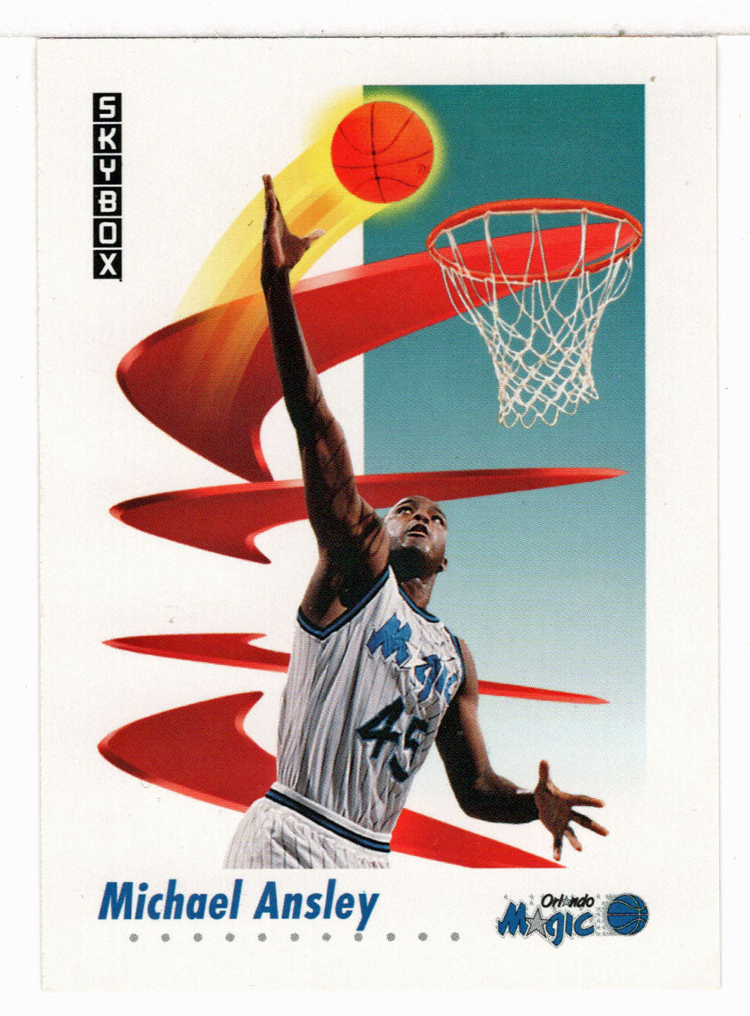 Michael Ansley - Orlando Magic (NBA Basketball Card) 1991-92 Skybox # 201 Mint
