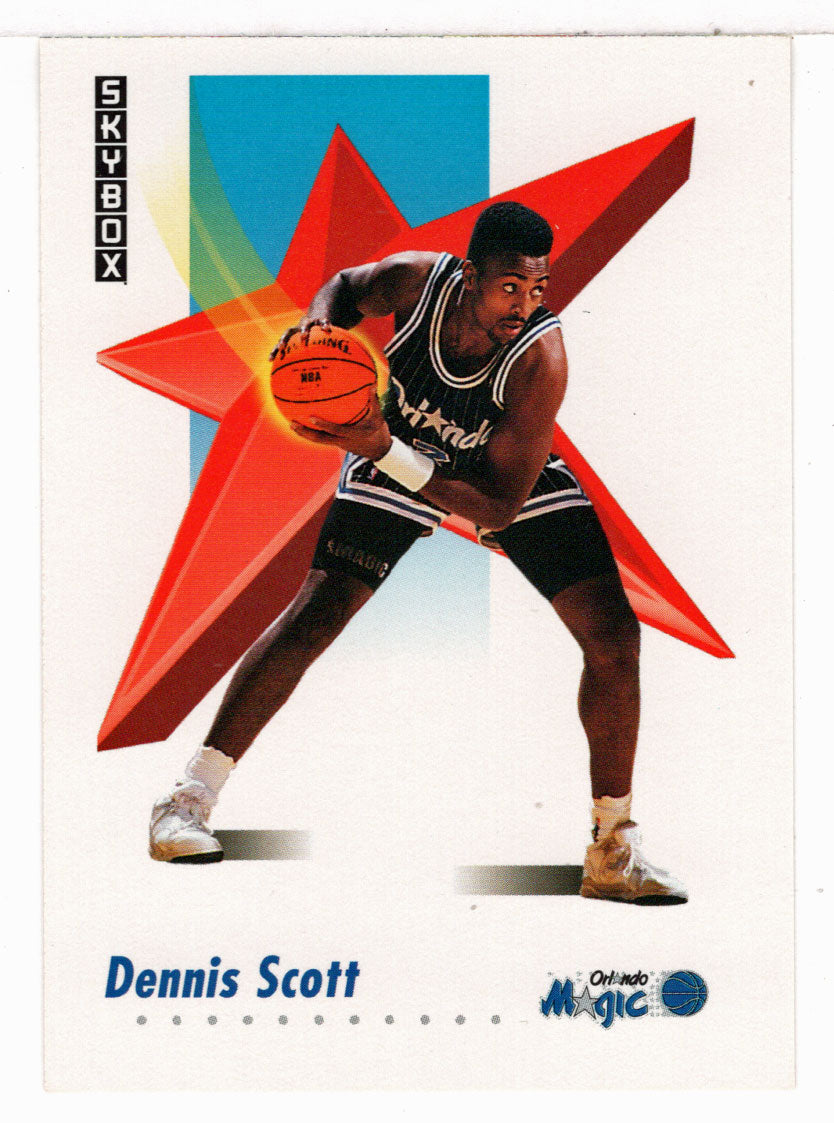 Dennis Scott - Orlando Magic (NBA Basketball Card) 1991-92 Skybox # 205 Mint