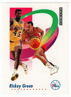 Rickey Green - Philadelphia 76ers (NBA Basketball Card) 1991-92 Skybox # 215 Mint