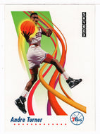 Andre Turner - Philadelphia 76ers (NBA Basketball Card) 1991-92 Skybox # 219 Mint