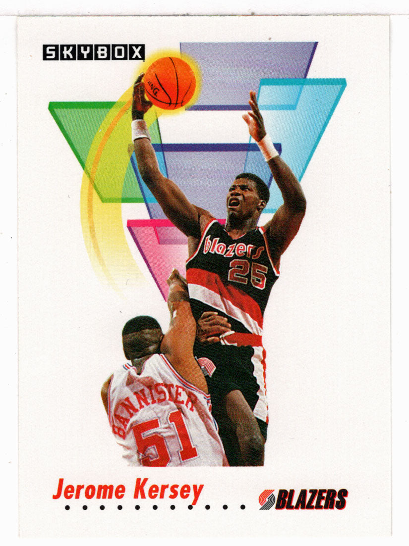 Jerome Kersey - Portland Trail Blazers (NBA Basketball Card) 1991-92 Skybox # 239 Mint