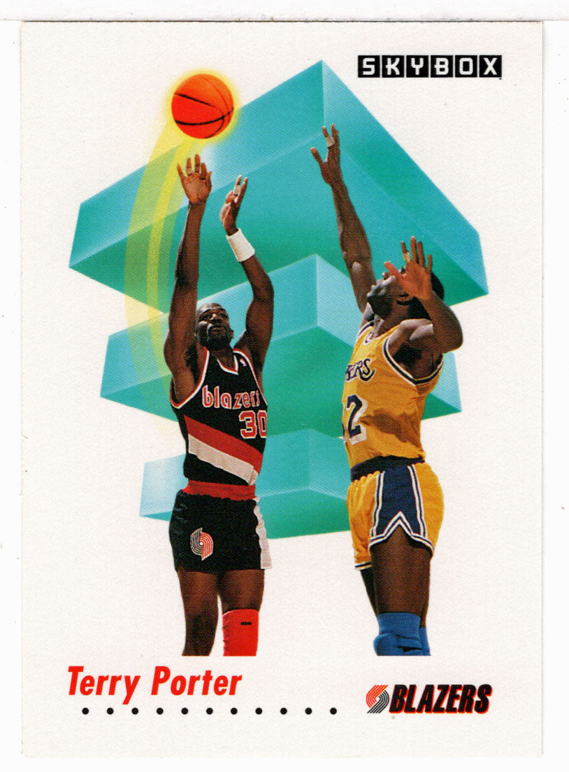 Terry Porter - Portland Trail Blazers (NBA Basketball Card) 1991-92 Skybox # 240 Mint