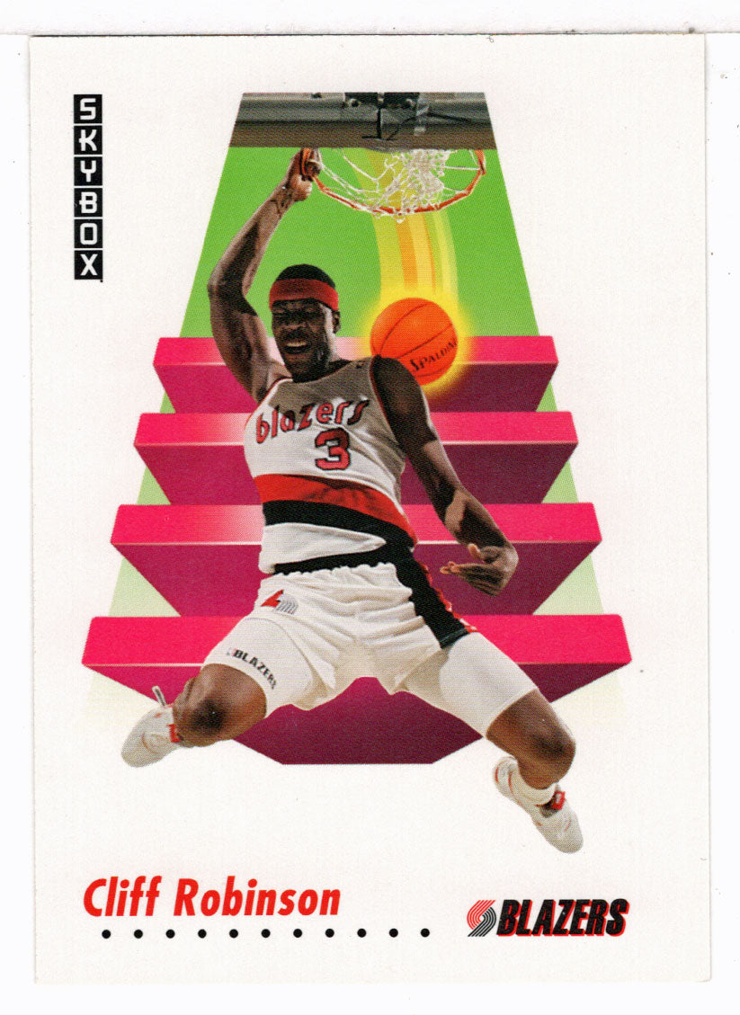 Cliff Robinson Portland Trail Blazers (NBA Basketball Card) 1991-92  Skybox 241 Mint