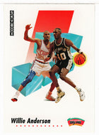 Willie Anderson - San Antonio Spurs (NBA Basketball Card) 1991-92 Skybox # 254 Mint