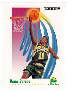 Dana Barros - Seattle SuperSonics (NBA Basketball Card) 1991-92 Skybox # 265 Mint