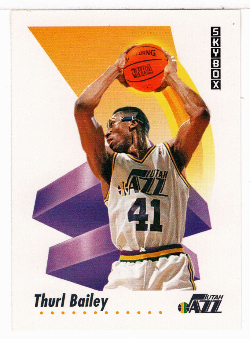 Thurl Bailey - Utah Jazz (NBA Basketball Card) 1991-92 Skybox # 276 Mint