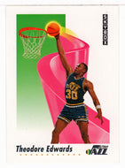 Blue Edwards - Utah Jazz (NBA Basketball Card) 1991-92 Skybox # 280 Mint
