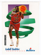 Ledell Eackles - Washington Bullets (NBA Basketball Card) 1991-92 Skybox # 288 Mint