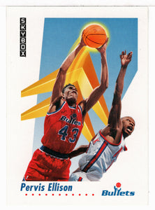Pervis Ellison - Washington Bullets (NBA Basketball Card) 1991-92 Skybox # 289 Mint