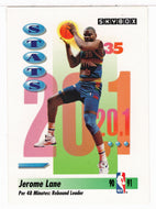 Jerome Lane - Denver Nuggets - League Leaders (NBA Basketball Card) 1991-92 Skybox # 305 Mint