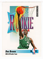 Dee Brown - Boston Celtics - All Rookie Team (NBA Basketball Card) 1991-92 Skybox # 322 Mint