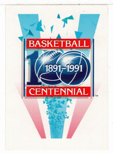 Centennial Logo - Basketball Centennial (NBA Basketball Card) 1991-92 Skybox # 328 Mint