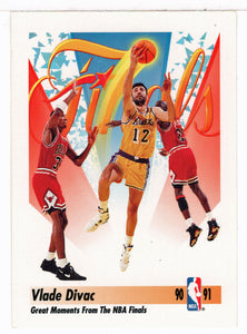 Vlade Divac - Los Angeles Lakers - The Finals (NBA Basketball Card) 1991-92 Skybox # 335 Mint