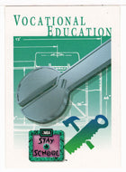 Vocational Education - Stay In School (NBA Basketball Card) 1991-92 Skybox # 340 Mint