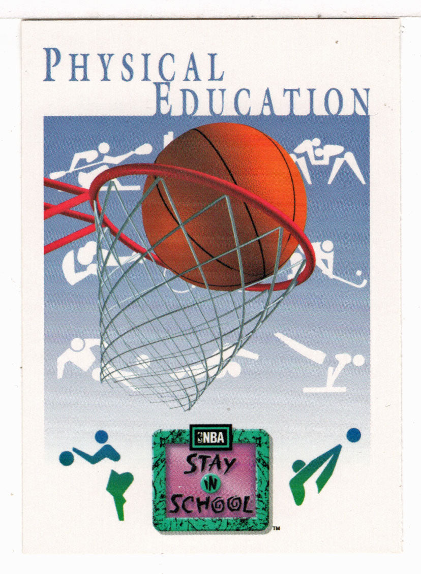 Physical Education - Stay In School (NBA Basketball Card) 1991-92 Skybox # 342 Mint