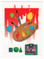 Art - Stay In School (NBA Basketball Card) 1991-92 Skybox # 343 Mint