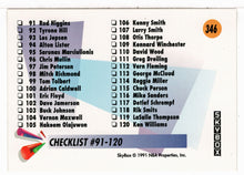 Load image into Gallery viewer, Checklist # 2 (NBA Basketball Card) 1991-92 Skybox # 346 Mint
