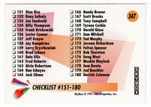 Load image into Gallery viewer, Checklist # 3 (NBA Basketball Card) 1991-92 Skybox # 347 Mint
