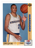 Chris Gatling RC - Golden State Warriors (NBA Basketball Card) 1991-92 Upper Deck # 9 Mint