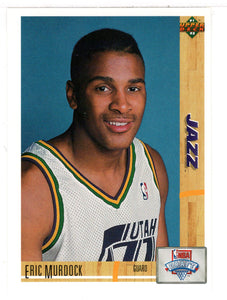 Eric Murdock RC - Utah Jazz (NBA Basketball Card) 1991-92 Upper Deck # 12 Mint