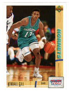 Kendall Gill - Charlotte Hornets - All-Rookie Team (NBA Basketball Card) 1991-92 Upper Deck # 39 Mint