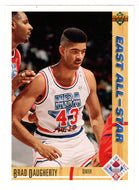 Brad Daugherty - Cleveland Cavaliers - All-Star (NBA Basketball Card) 1991-92 Upper Deck # 63 Mint