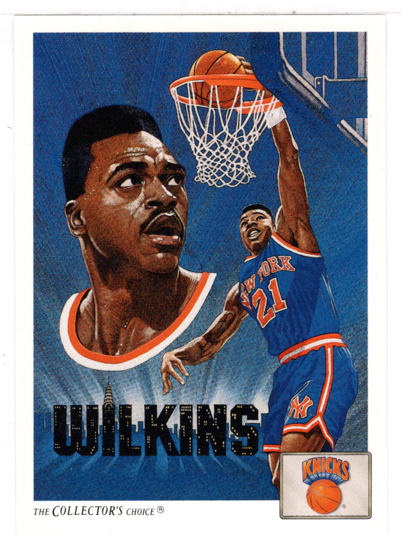 Gerald Wilkins - New York Knicks Checklist (NBA Basketball Card) 1991-92 Upper Deck # 84 Mint