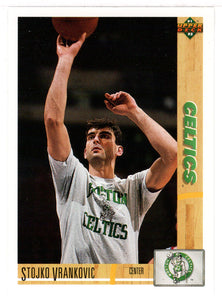 Stojko Vrankovic - Boston Celtics (NBA Basketball Card) 1991-92 Upper Deck # 103 Mint