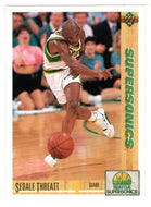 Sedale Threatt - Seattle SuperSonics (NBA Basketball Card) 1991-92 Upper Deck # 110 Mint