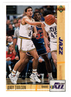 Andy Toolson - Utah Jazz (NBA Basketball Card) 1991-92 Upper Deck # 113 Mint