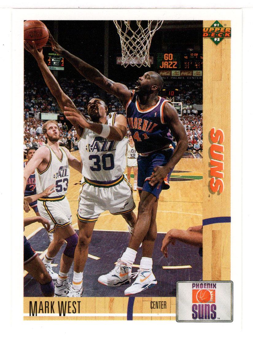 Mark West - Phoenix Suns (NBA Basketball Card) 1991-92 Upper Deck # 115 Mint