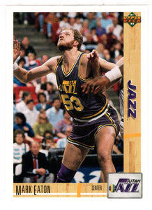 Mark Eaton - Utah Jazz (NBA Basketball Card) 1991-92 Upper Deck # 116 Mint