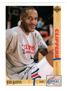 Ron Harper - Los Angeles Clippers (NBA Basketball Card) 1991-92 Upper Deck # 133 Mint