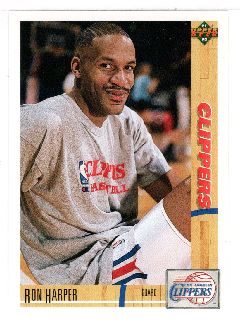 Ron Harper - Los Angeles Clippers (NBA Basketball Card) 1991-92 Upper Deck # 133 Mint