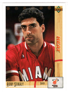 Rony Seikaly - Miami Heat (NBA Basketball Card) 1991-92 Upper Deck # 145 Mint