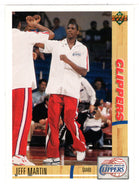 Jeff Martin - Los Angeles Clippers (NBA Basketball Card) 1991-92 Upper Deck # 162 Mint