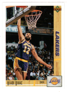 Vlade Divac - Los Angeles Lakers (NBA Basketball Card) 1991-92 Upper Deck # 175 Mint